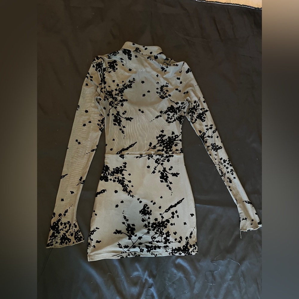 Elegant Black and Gray Women's Dress